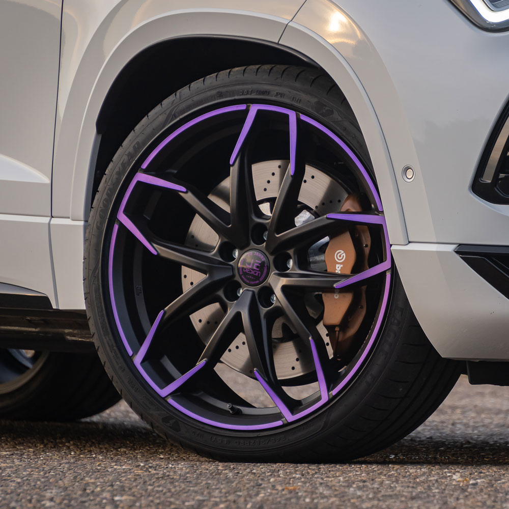 JE DESIGN Cupra Ateca mit Lucca Purple Felgen in 20 Zoll