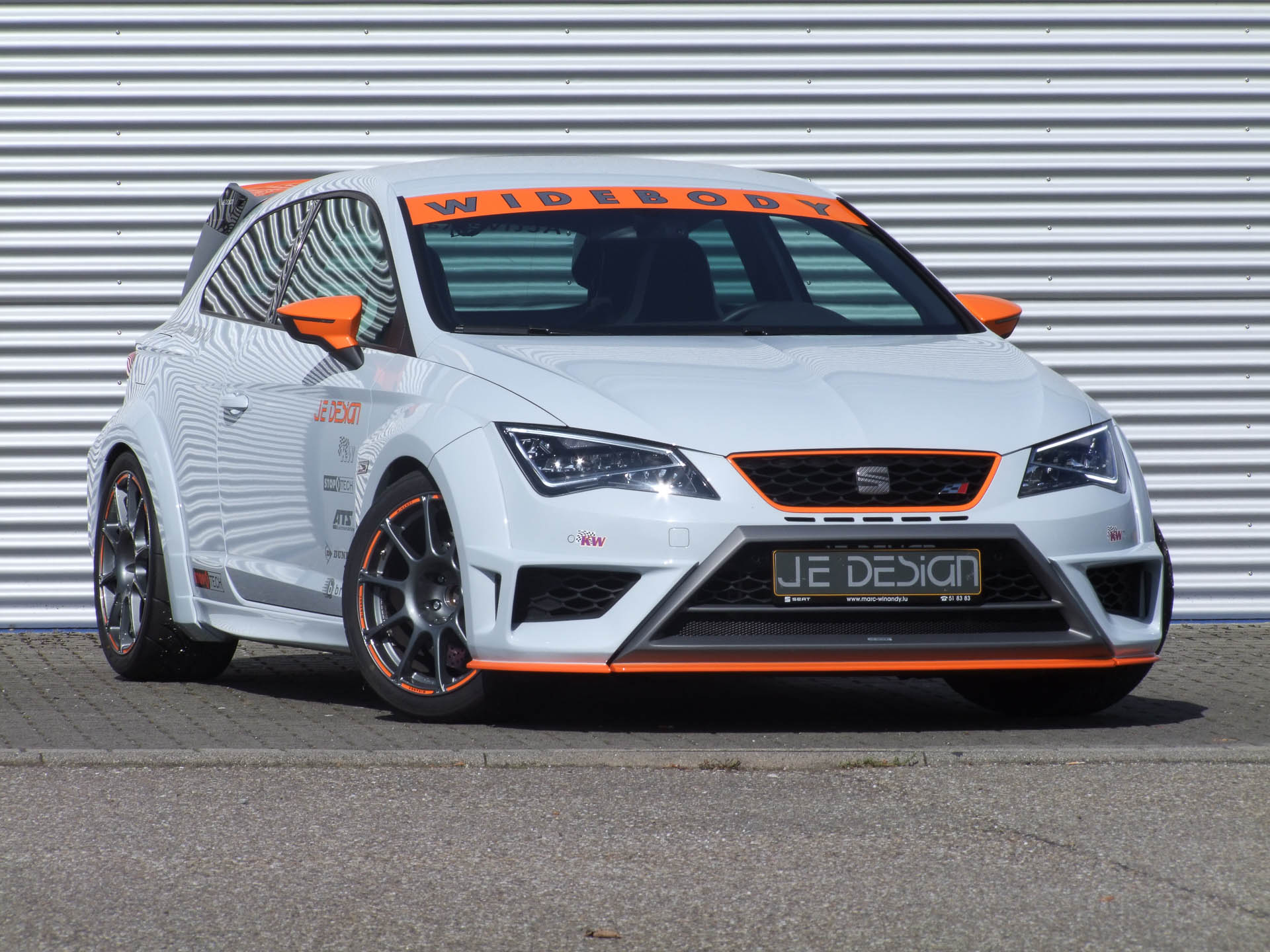 Seat Leon 5F FR Widebody von JE jetzt mit verstellbaren Heckflügel