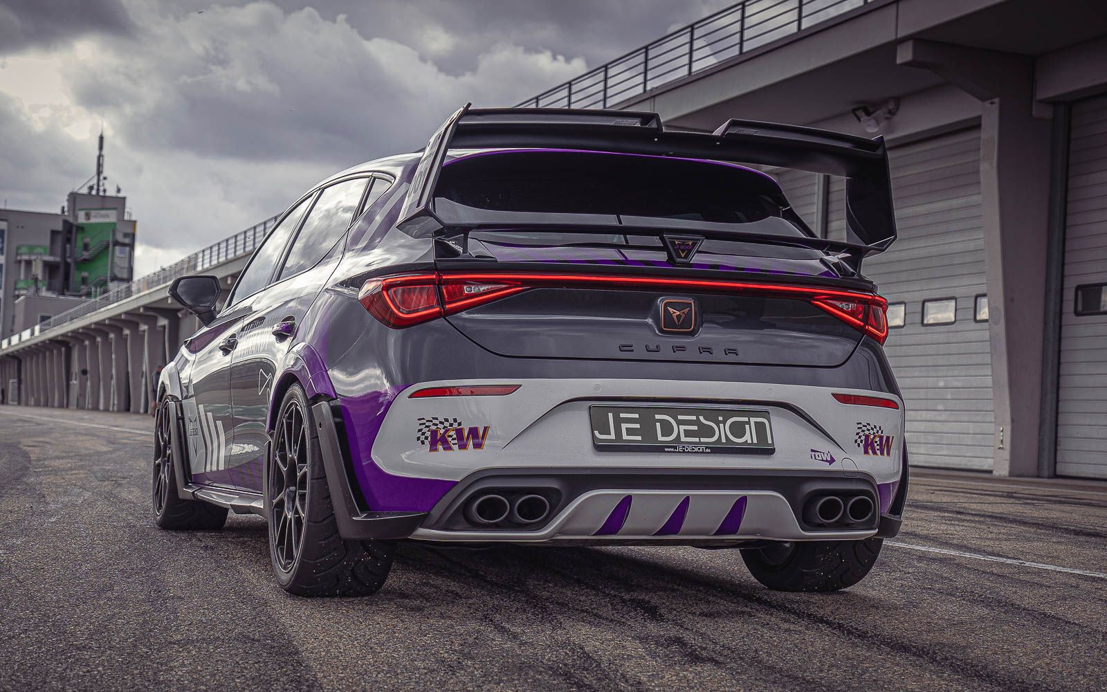 JE DESIGN Cupra Leon KL Hatchback Widebody RS - Breitbau-Kit Heckansicht