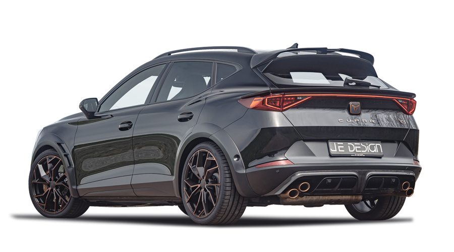 CUPRA Formentor KM schwarzes Zeichen hinten mit Carbon