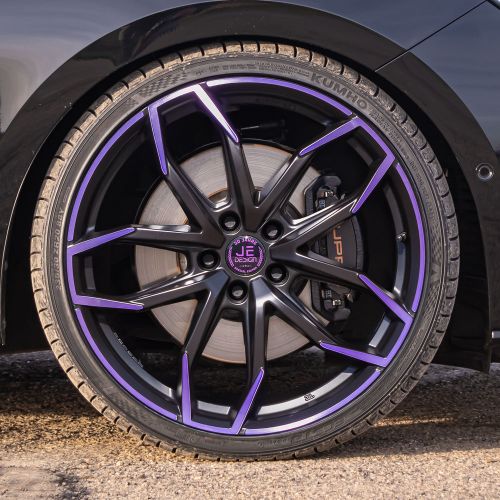 JE DESIGN Lucca Purple Felge In 20 Zoll auf Cupra Leon KL ST